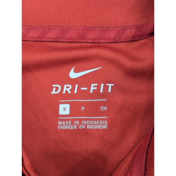 Oklahoma Sooners Nike Dri-Fit Polo Men's Small Sports Medicine Red Excellent - Picture 6 of 9